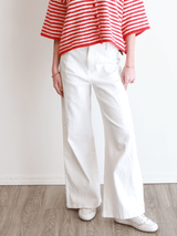 Saturday Sun White Denim Pant