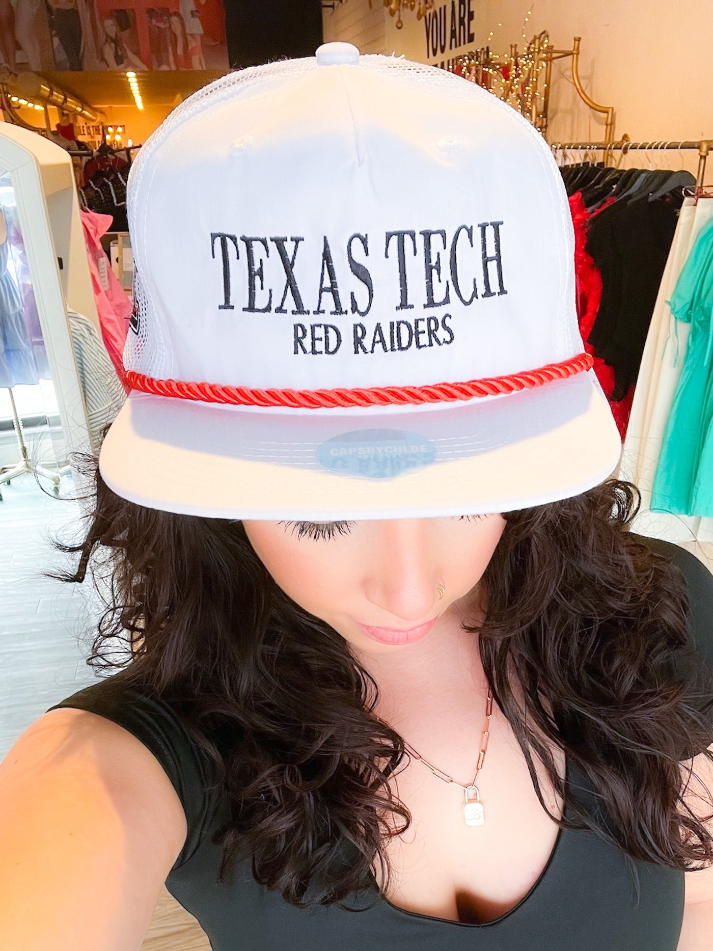 Texas Tech Red Rope Cap