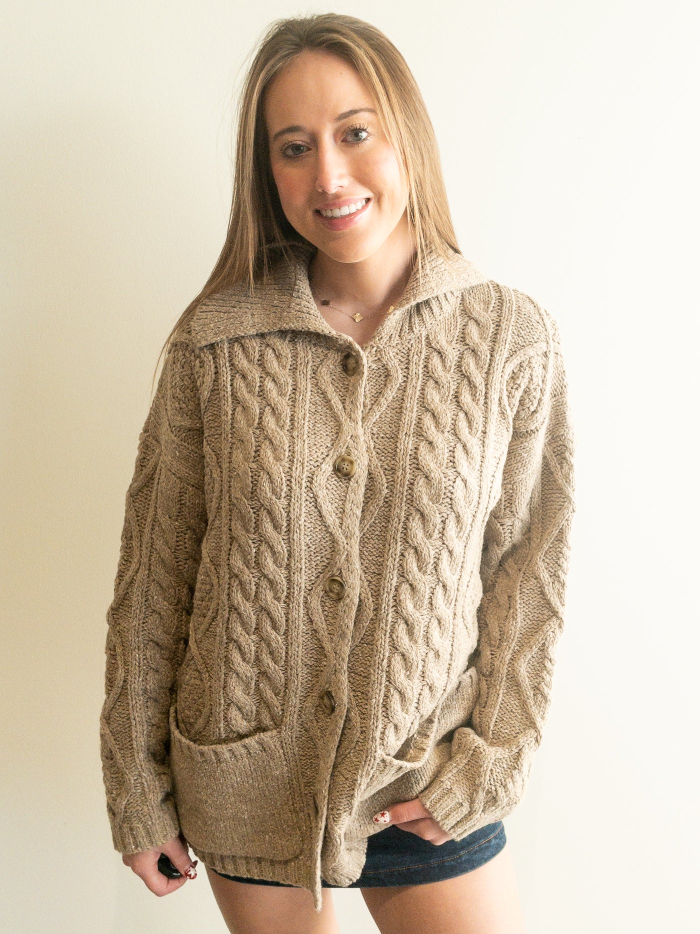 Don't Need Nobody Oversized Cardigan