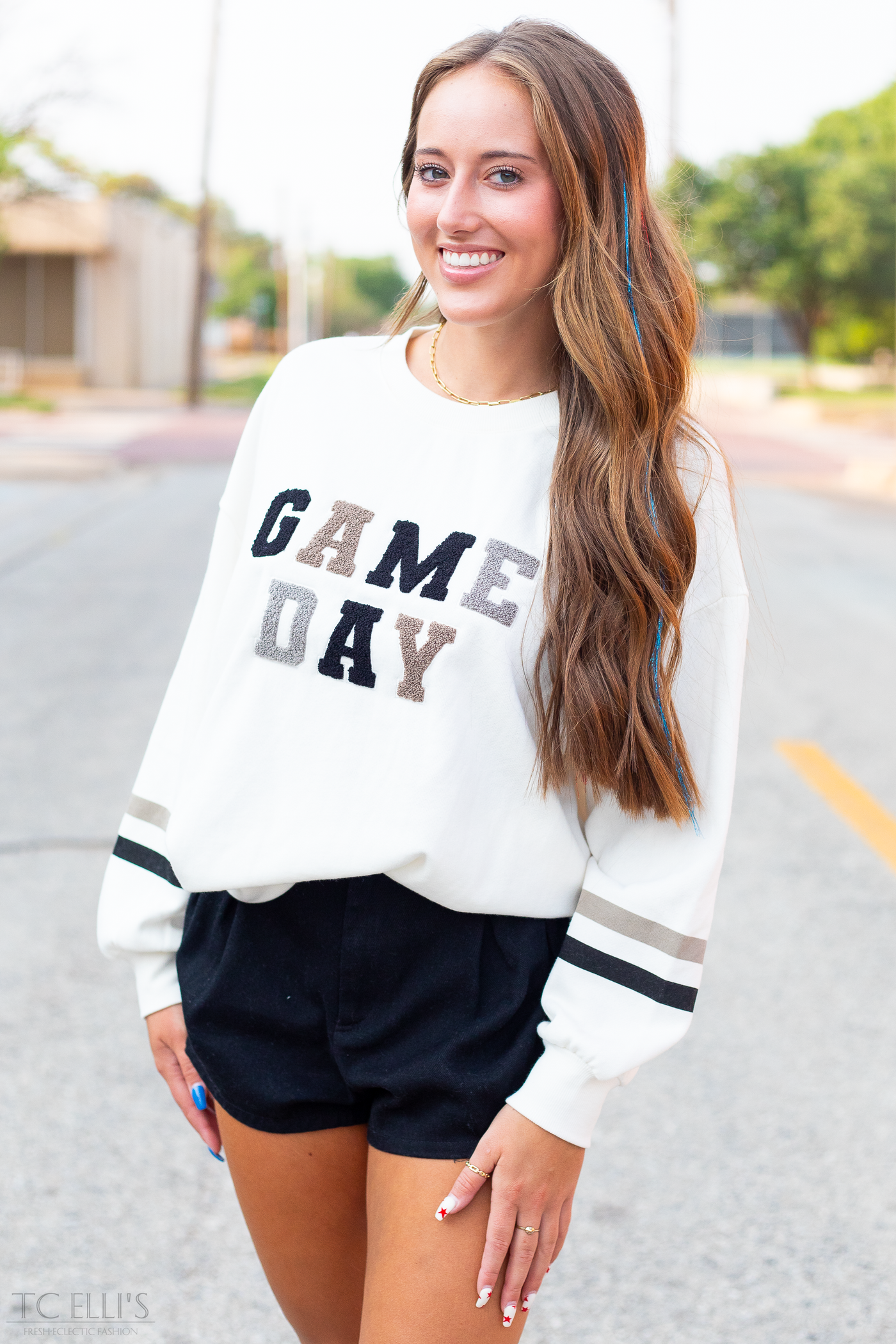 Oversized Game Day Sweater