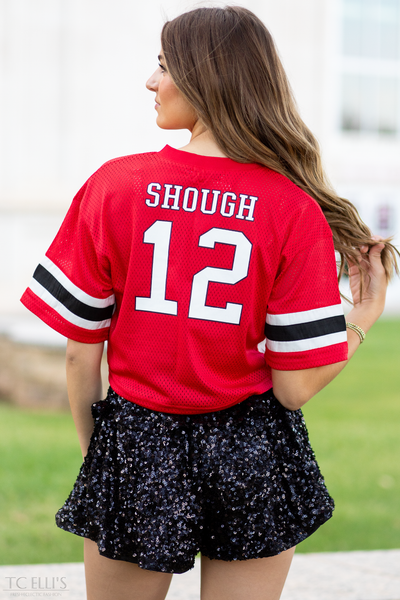 Cropped Football Jersey