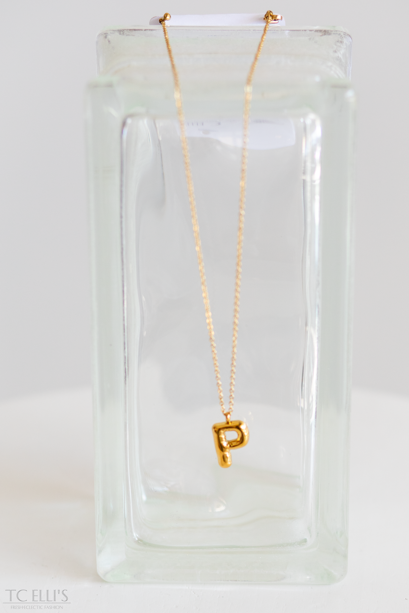 Initial Bubble Necklace