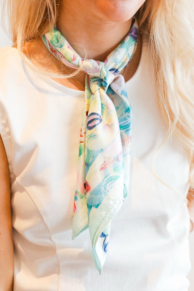 Flower Shops Bandana Neck Scarf