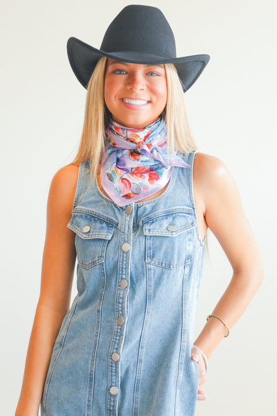 Flower Shops Bandana Neck Scarf