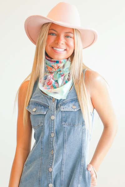 Flower Shops Bandana Neck Scarf