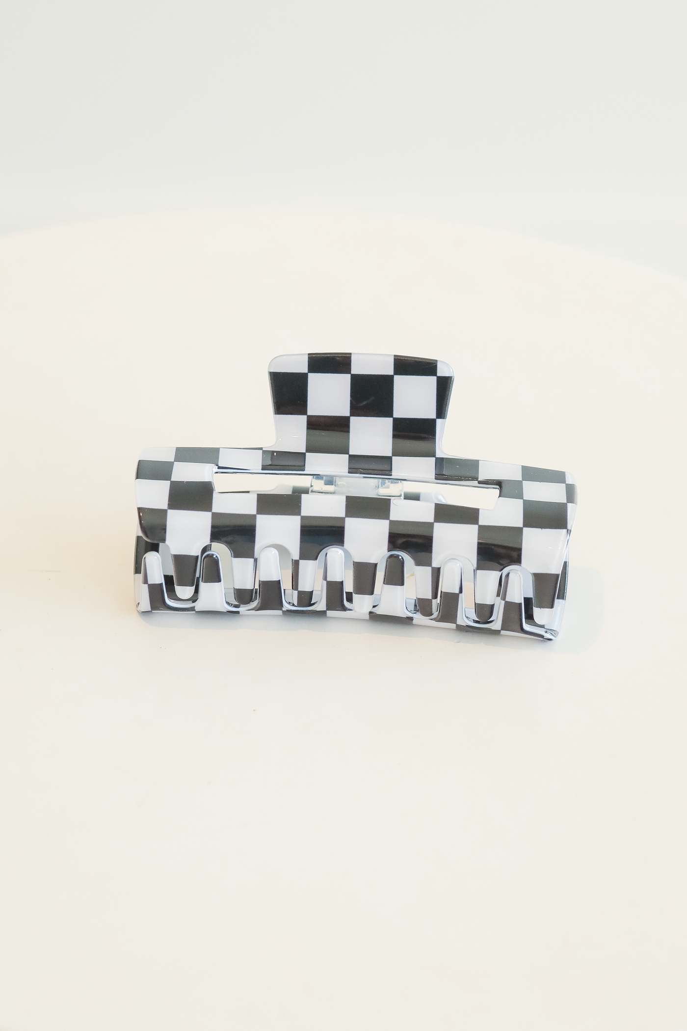 Jumbo Checkered Claw Clip