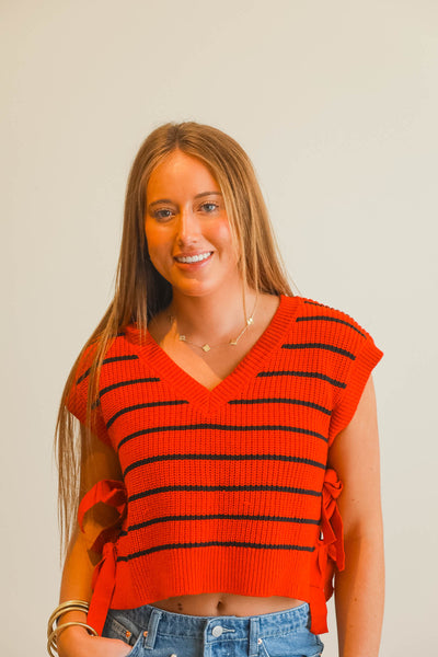 Paint the Town Red Sweater Vest