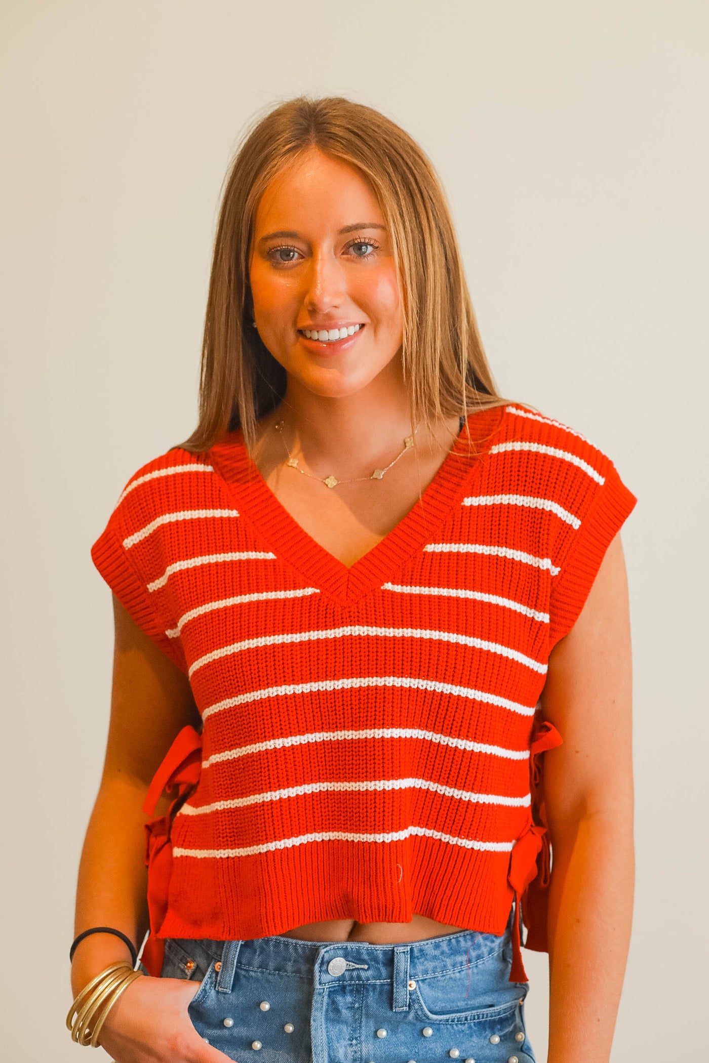Paint the Town Red Sweater Vest