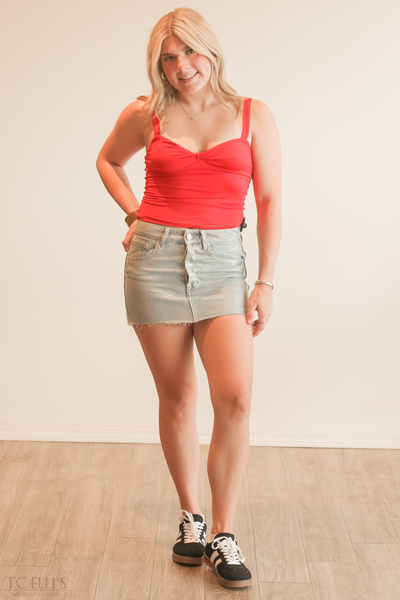 Snatch'd Silver Skirt