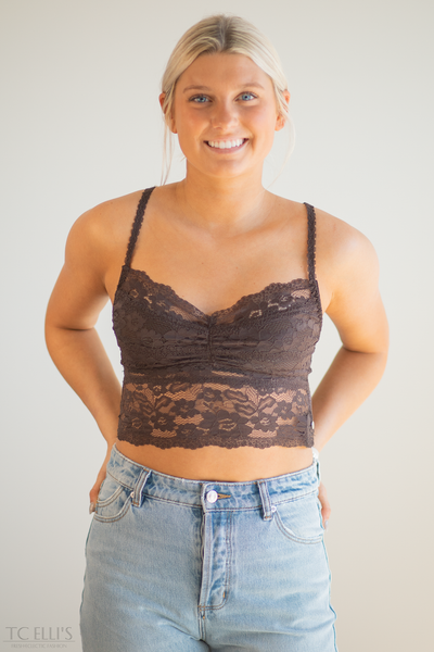 Our Spot Lace Cami Top