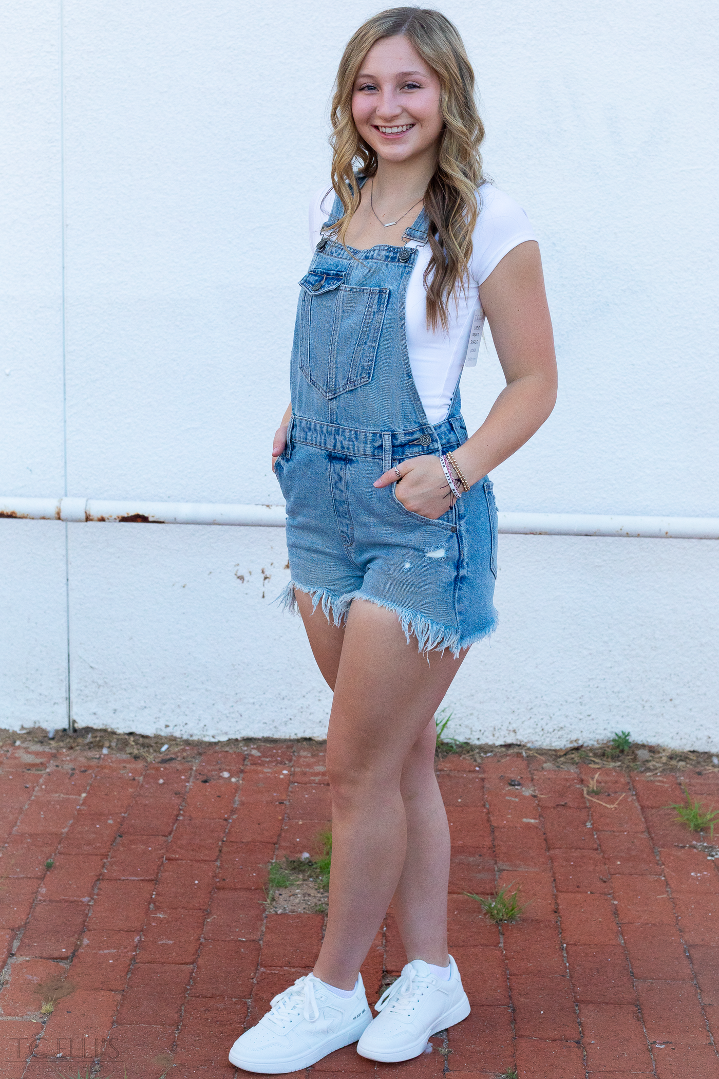 Country Girl Jean Romper