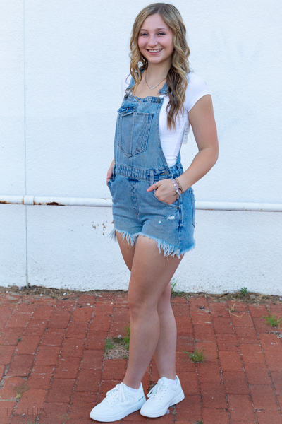 Country Girl Jean Romper