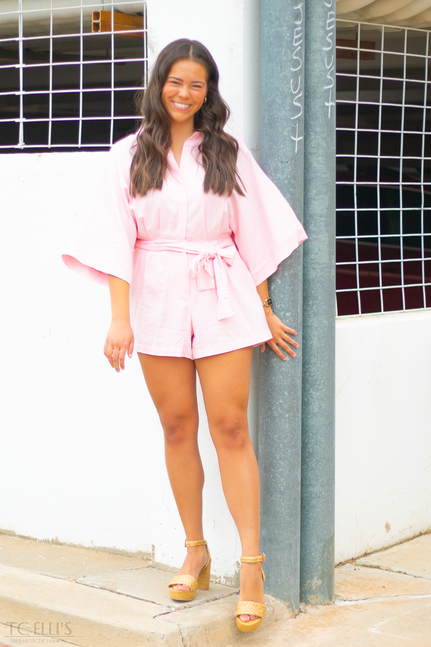 Pretty In Pink Romper