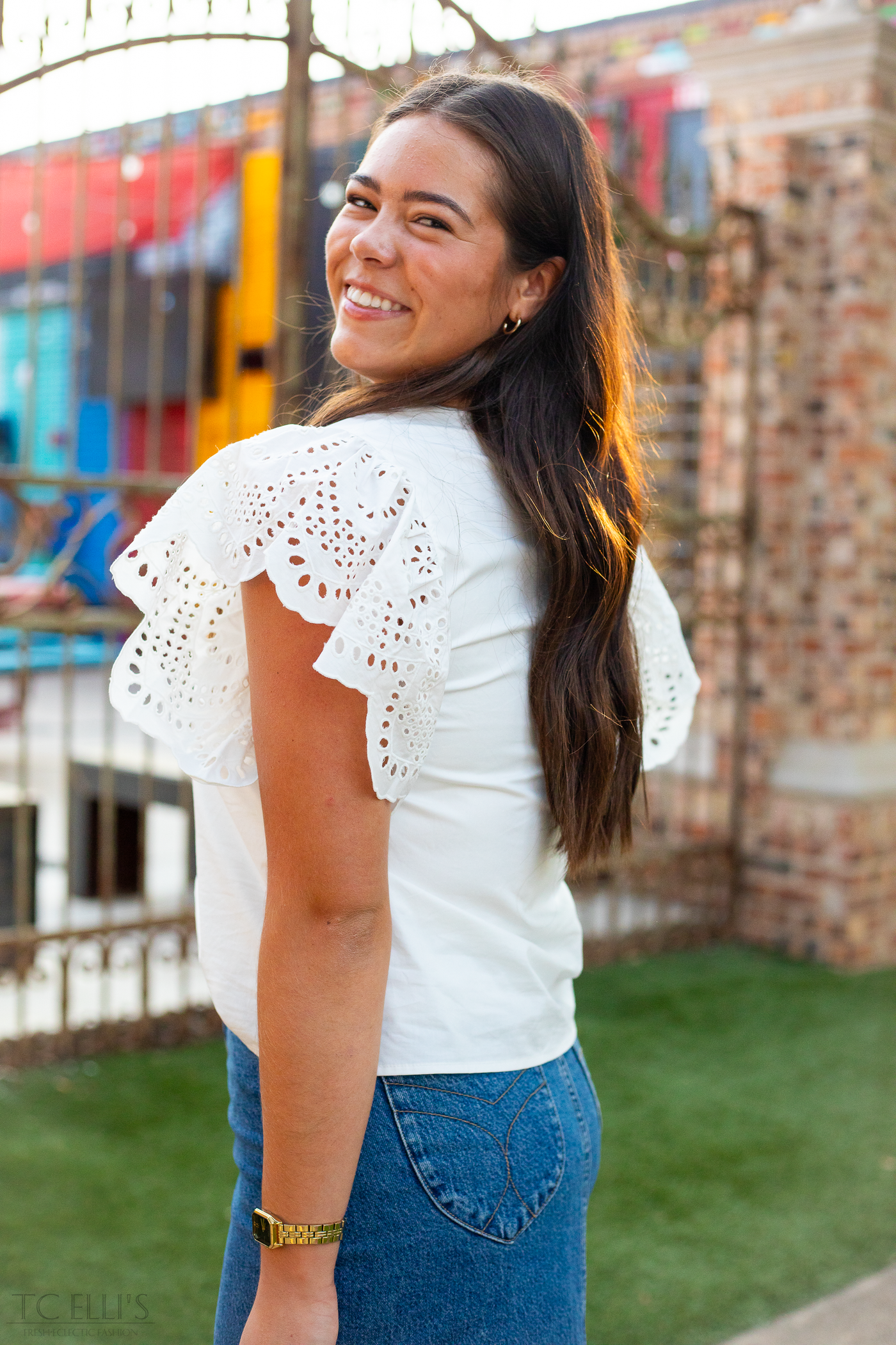 Ruffled Out Top