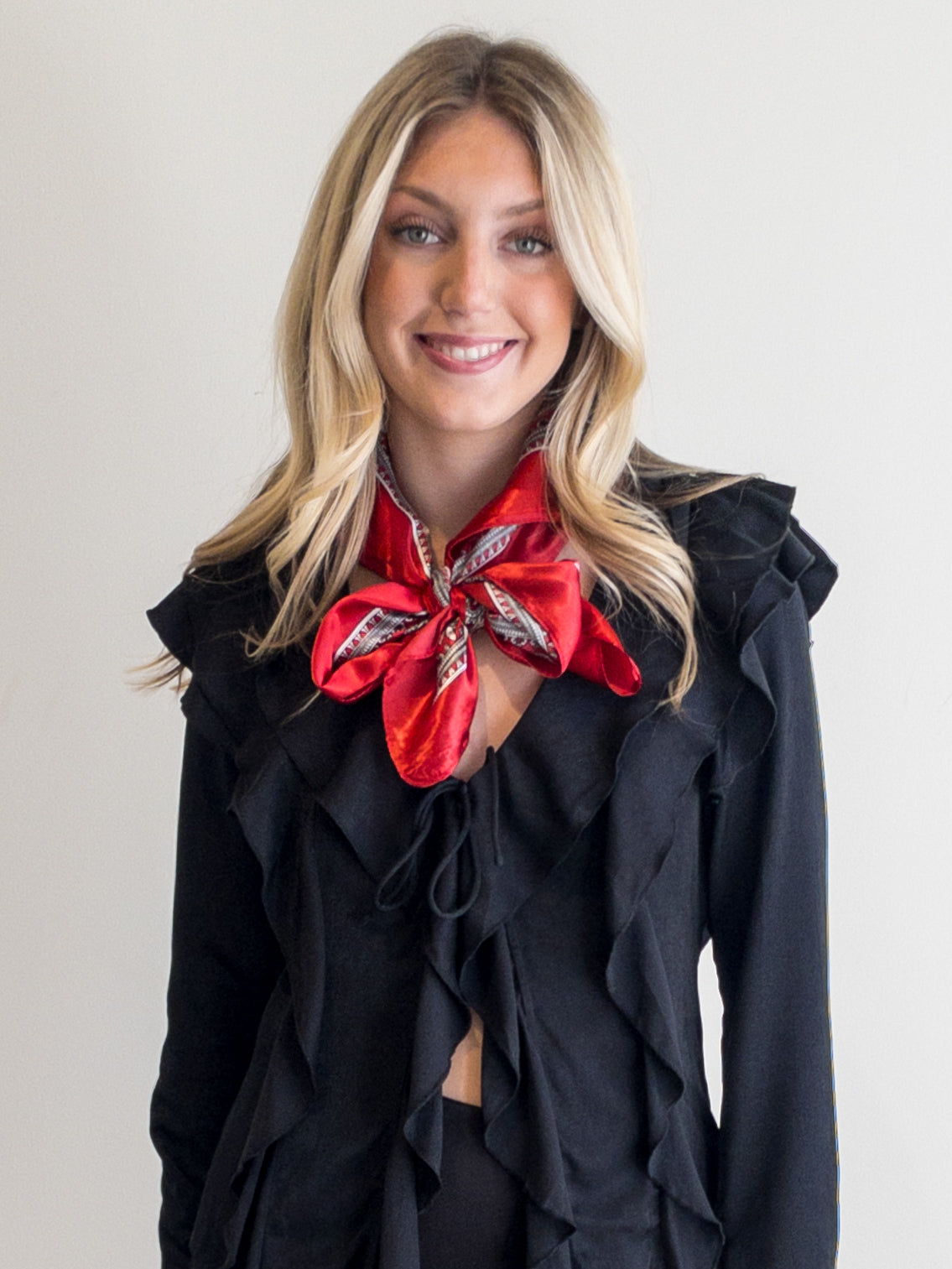 Classic Red Paisley Wild Rag