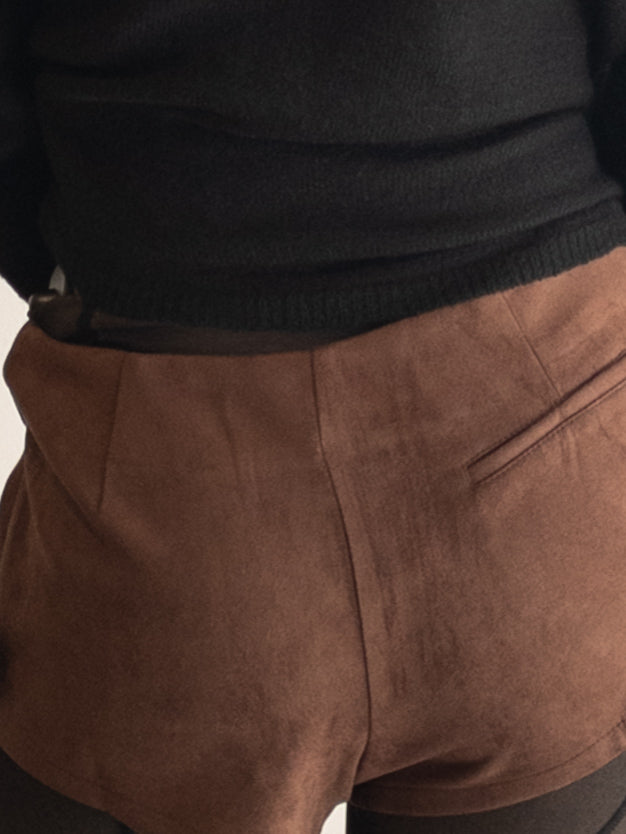 Good Girl Suede Micro Short