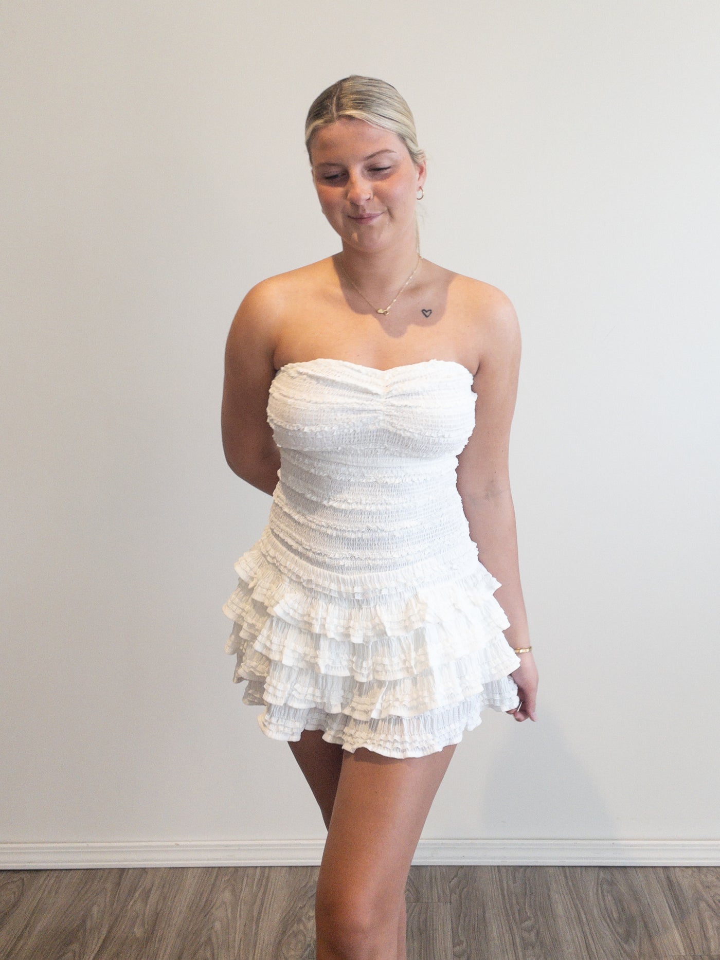 Fire Escape Romper Dress