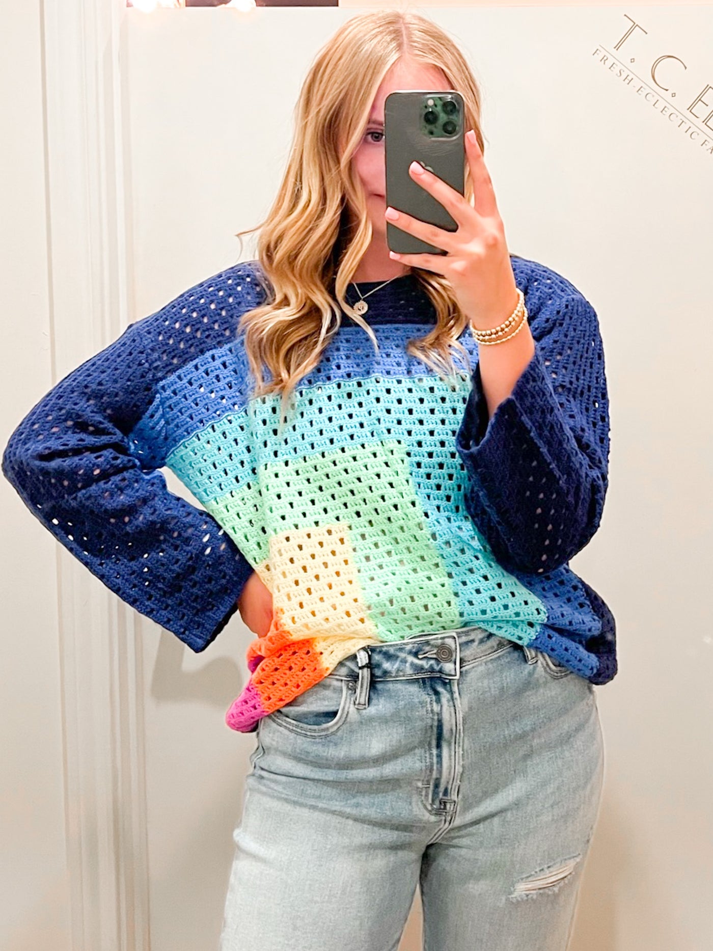 Bright & Bold Rainbow Sweater