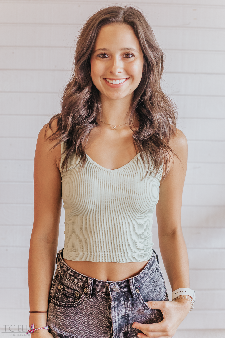 TCE Must Have Ribbed Crop Top